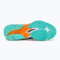 Scarpe da pallavolo Mizuno Wave Lightning Z8 Mid nero/tangelo/verde ghiaccio 4