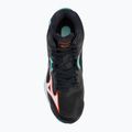 Scarpe da pallavolo Mizuno Wave Lightning Z8 Mid nero/tangelo/verde ghiaccio 5