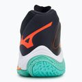 Scarpe da pallavolo Mizuno Wave Lightning Z8 Mid nero/tangelo/verde ghiaccio 6