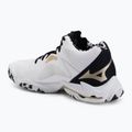 Scarpe da volley Mizuno Wave Lightning Z8 Mid white/black/ge gold 3