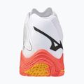 Scarpe da pallavolo Mizuno Wave Lightning Z8 Mid bianco/fiery coral 2/citrus 3