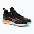 Scarpe da pallavolo Mizuno Wave Luminous 3 nero/tangelo/verde ghiaccio