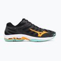 Scarpe da pallavolo Mizuno Wave Voltage 2 nero/tangelo/verde ghiaccio 2