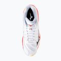 Scarpe da pallavolo Mizuno Wave Voltage 2 Mid bianco/fiery coral 2/citrus 5