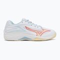 Scarpe da pallavolo donna Mizuno Thunder Blade Z bianco/calipso coral/pale banana 2