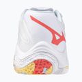 Scarpe da pallavolo donna Mizuno Wave Lightning Z8 bianco/calipso coral/pale banana 3