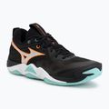 Scarpe da pallavolo Mizuno Wave Momentum Elite black/tangelo/ice green