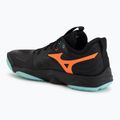 Scarpe da pallavolo Mizuno Wave Momentum Elite black/tangelo/ice green 3