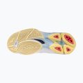 Scarpe da pallavolo da donna Mizuno Wave Voltage 2 bianco/calipso coral/pale banana 4