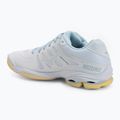 Scarpe da pallavolo da donna Mizuno Wave Voltage 2 bianco/calipso coral/pale banana 3