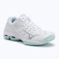Scarpe da pallavolo donna Mizuno Wave Voltage 2 white/blue tint