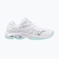 Scarpe da pallavolo donna Mizuno Wave Voltage 2 white/blue tint 8