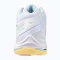 Scarpe da pallavolo donna Mizuno Wave Voltage 2 Mid bianco/calipso coral/pale banana 3