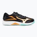 Scarpe da pallavolo per bambini Mizuno Lightning Star Z7 nero/tangelo/verde ghiaccio 2