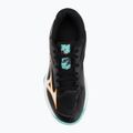 Scarpe da pallavolo per bambini Mizuno Lightning Star Z7 nero/tangelo/verde ghiaccio 5