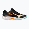 Scarpe da pallavolo per bambini Mizuno Lightning Star Z7 nero/tangelo/verde ghiaccio