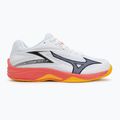 Scarpe da pallavolo Mizuno Lightning Star Z7 bianco/fuoco corallo 2/citrus per bambini 2