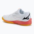 Scarpe da pallavolo Mizuno Lightning Star Z7 bianco/fuoco corallo 2/citrus per bambini 3