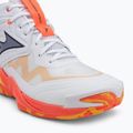 Scarpe da pallavolo Mizuno Wave Momentum Elite Mid bianco/fiery coral 2/citrus 7