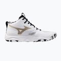 Scarpe da pallavolo Mizuno Wave Momentum Elite Mid white/black/gold 9