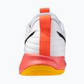 Mizuno Wave Momentum Pro scarpe da pallavolo bianco/fuoco corallo 2/citrus 3