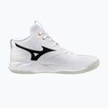 Scarpe da pallavolo Mizuno Wave Momentum Pro Mid white/black/frozen emerald 9