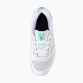 Scarpe da pallavolo per bambini Mizuno Cyclone Speed 5 bianco/nero/smeraldo ghiacciato 4