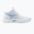 Scarpe da pallavolo da donna Mizuno Wave Momentum Elite Mid bianco/blu