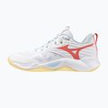 Scarpe da pallavolo donna Mizuno Wave Momentum Pro bianco/calipso coral/pale banana 2
