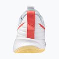 Scarpe da pallavolo donna Mizuno Wave Momentum Pro bianco/calipso coral/pale banana 3