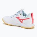 Scarpe da pallavolo donna Mizuno Wave Momentum Pro bianco/calipso coral/pale banana 3