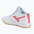Scarpe da pallavolo donna Mizuno Wave Momentum Pro Mid bianco/calipso coral/pale banana 3