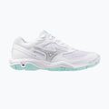 Scarpe da pallamano da donna Mizuno Wave Phantom 3 bianco/blu tinta unita