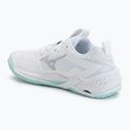 Scarpe da pallamano da donna Mizuno Wave Stealth Neo 2 white/blue tint 3