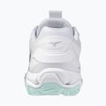 Scarpe da pallamano da donna Mizuno Wave Stealth 6 bianco/blu tinta unita 10