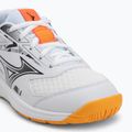 Scarpe Mizuno Stealth Star 3 bianco/fuoco corallo 2/citrus per bambini 7