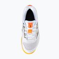 Scarpe Mizuno Stealth Star 3 bianco/fuoco corallo 2/citrus per bambini 5