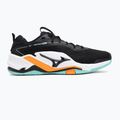 Scarpe da pallamano Mizuno Wave Stealth Neo 2 nero/tangelo/verde ghiaccio 2