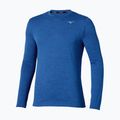 Maglietta Mizuno Core Impulse Tee a maniche lunghe da uomo, blu sodalite