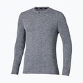 Mizuno Core Impulse Half Zip Tee Uomo quicksilver running longsleeve