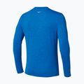 Maglietta Mizuno Core Impulse Half Zip a maniche lunghe da uomo, blu principessa 2