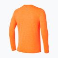 Mizuno Core Impulse Half Zip Tee Uomo tangelo running longsleeve 2