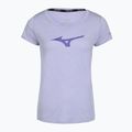 Maglietta da corsa da donna Mizuno Core Runbird Tee blu islandese