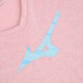 Maglietta da running da donna Mizuno Core Runbird Tee color malva sbiancato 3