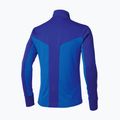 Felpa da running Mizuno Active Warm Half Zip da uomo, blu sodalite 2