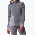 Giacca da corsa Mizuno Active Warm Hybrid Full Zip Hooded donna quicksilver