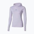 Felpa running donna Mizuno Active Warm Hooded Icelandic Blue