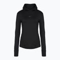 Felpa running donna Mizuno Active Warm Hooded black