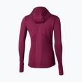 Felpa running donna Mizuno Active Warm Hooded dark purple 2