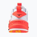 Scarpa da pallamano Mizuno Wave Stealth Neo 2 bianco/corallo rosso 2/citrus 3